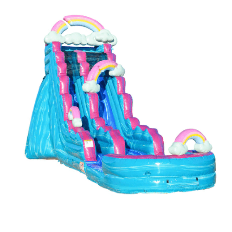S3- 18ft Rainbow Rush Water Slide - COMING SOON